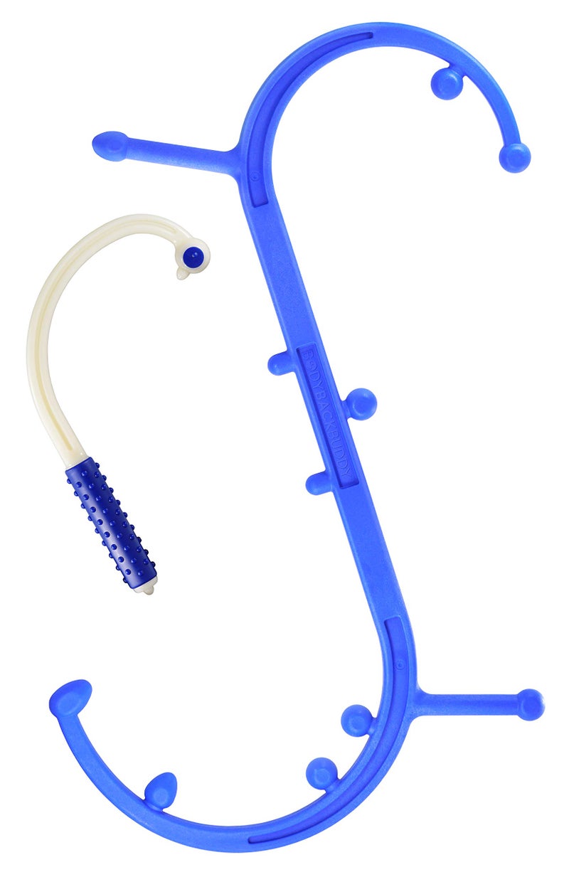 Body Back Buddy USA Made Classic Buddy Mini Bundle Fully Body Massage Stress Relief Tools Blue